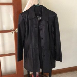 Woman’s Black Leather Jacket